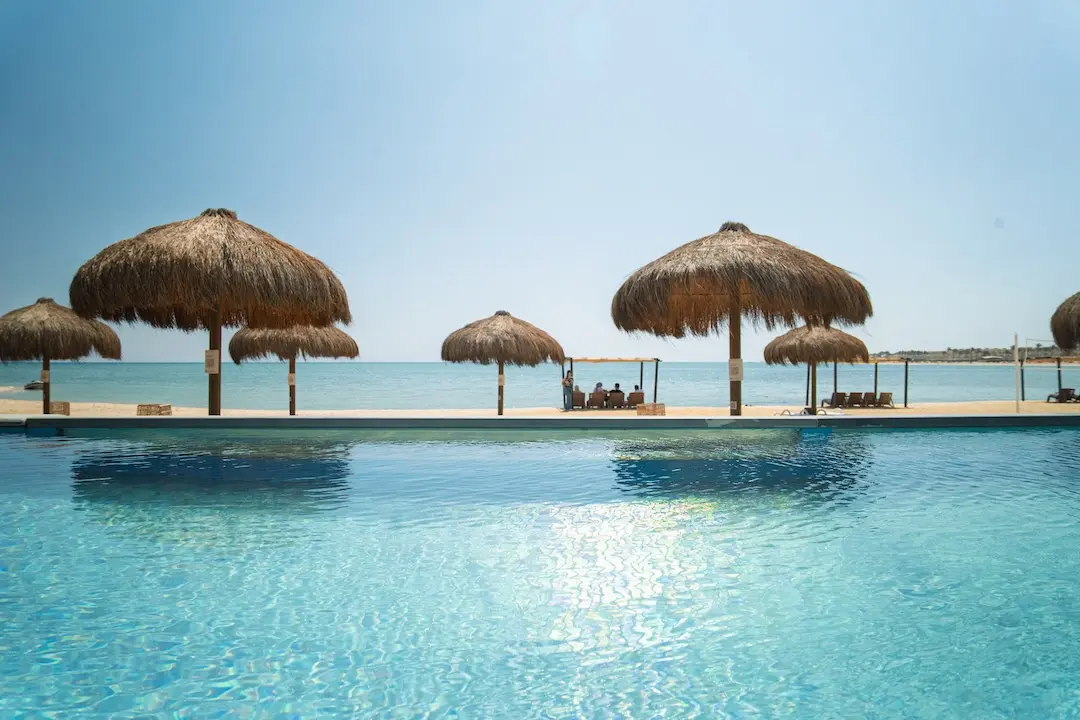 Day use beach at Fins Sokhna